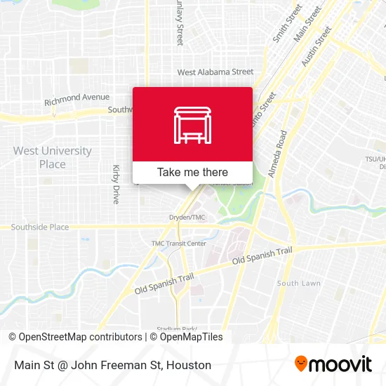 Main St @ John Freeman St map