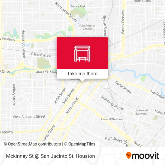 Mapa de Mckinney St @ San Jacinto St