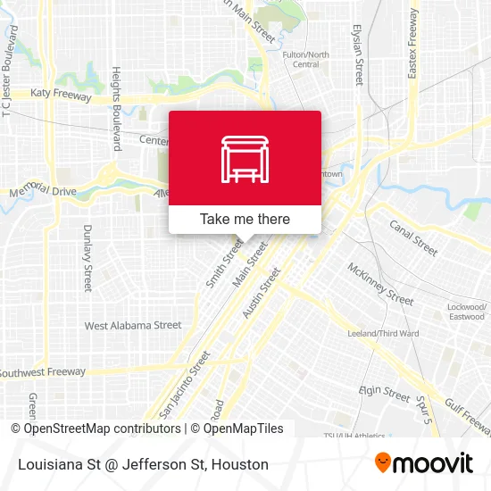 Mapa de Louisiana St @ Jefferson St