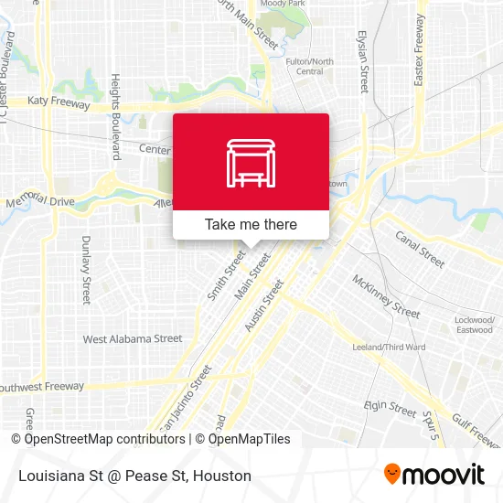 Mapa de Louisiana St @ Pease St