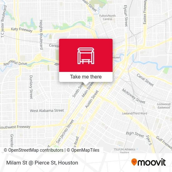Mapa de Milam St @ Pierce St