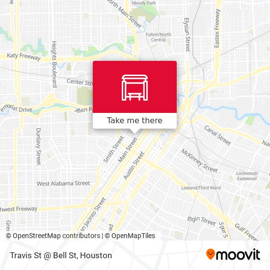 Mapa de Travis St @ Bell St