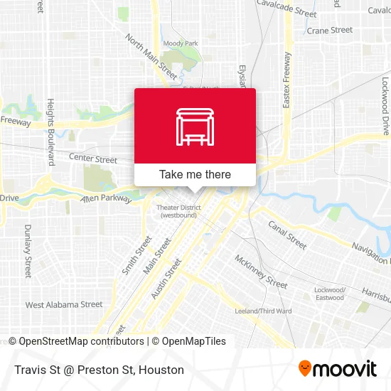 Mapa de Travis St @ Preston St