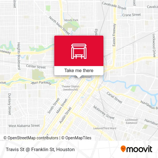 Mapa de Travis St @ Franklin St
