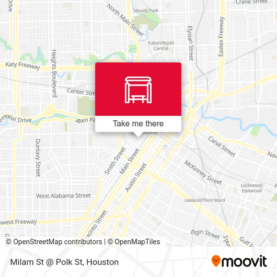Mapa de Milam St @ Polk St