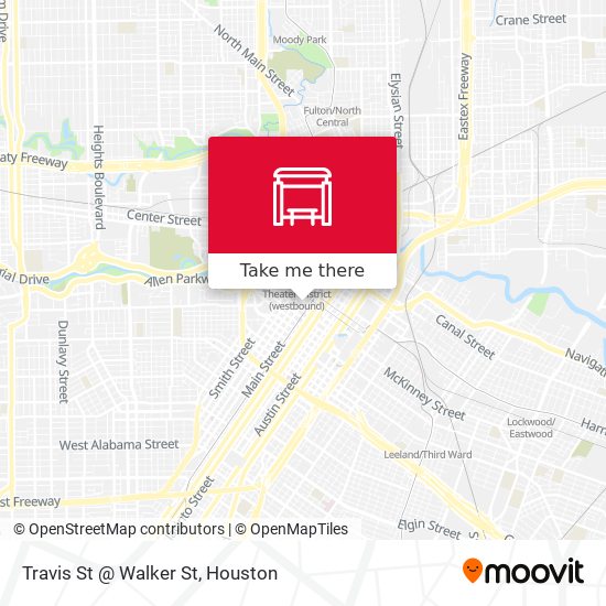 Mapa de Travis St @ Walker St