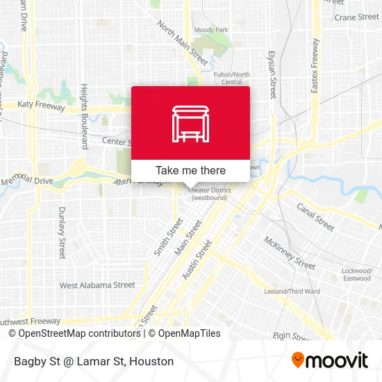 Mapa de Bagby St @ Lamar St