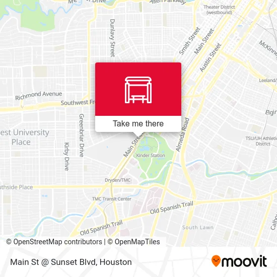 Mapa de Main St @ Sunset Blvd