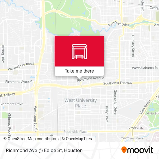 Richmond Ave @ Edloe St map