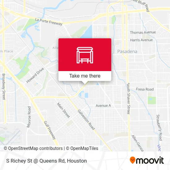 S Richey St @ Queens Rd map