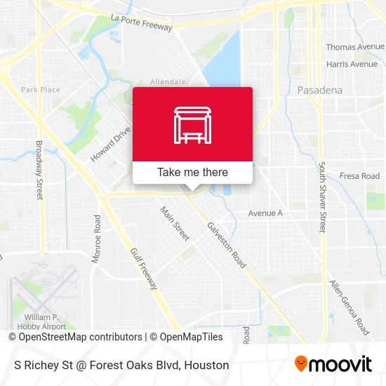 S Richey St @ Forest Oaks Blvd map