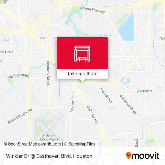 Winkler Dr @ Easthaven Blvd map