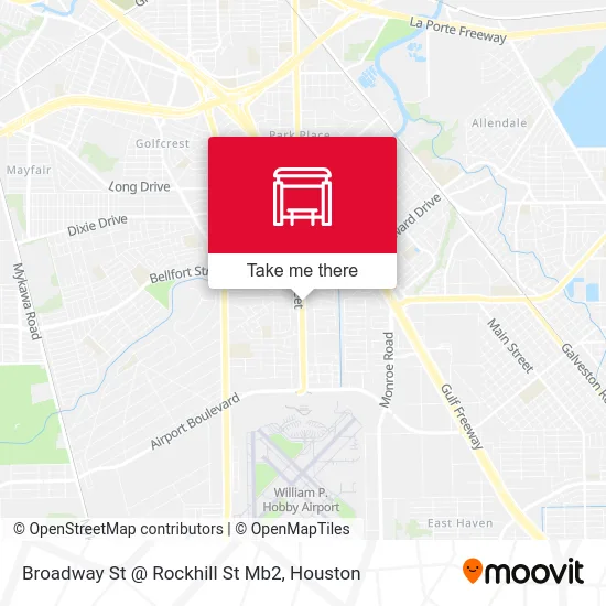 Broadway St @ Rockhill St Mb2 map