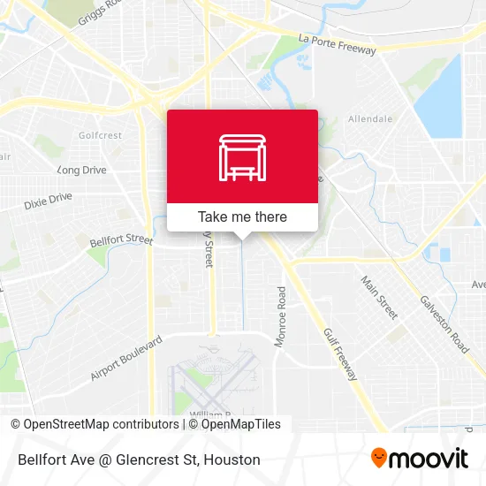 Bellfort Ave @ Glencrest St map