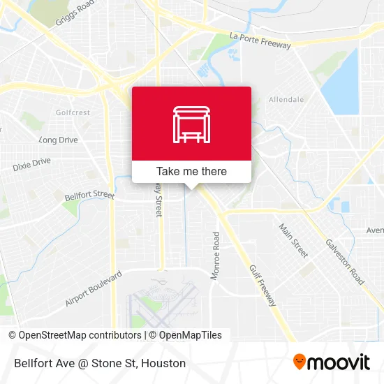 Bellfort Ave @ Stone St map