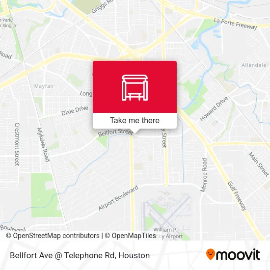 Bellfort Ave @ Telephone Rd map