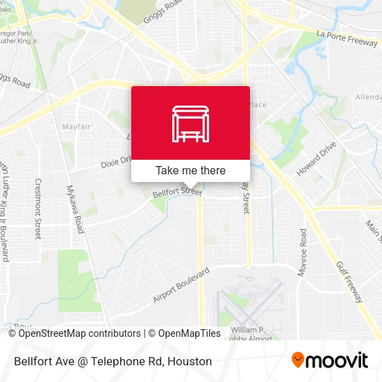 Bellfort Ave @ Telephone Rd map
