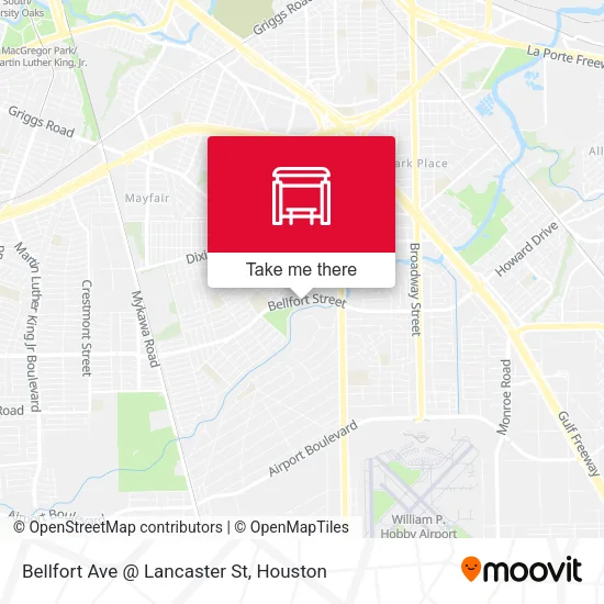Bellfort Ave @ Lancaster St map