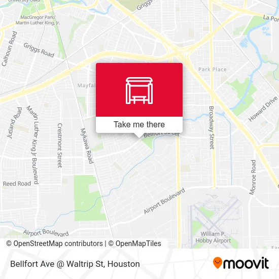 Bellfort Ave @ Waltrip St map