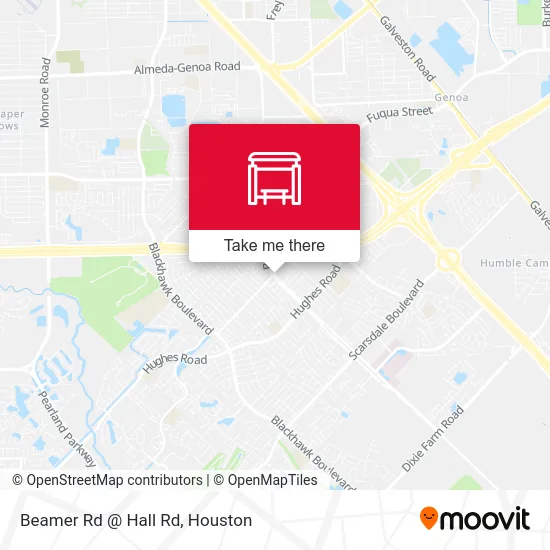 Beamer Rd @ Hall Rd map