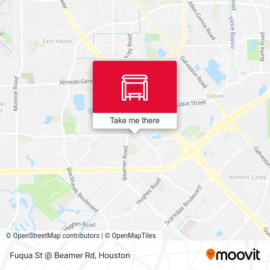 Fuqua St @ Beamer Rd map