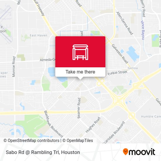 Sabo Rd @ Rambling Trl map
