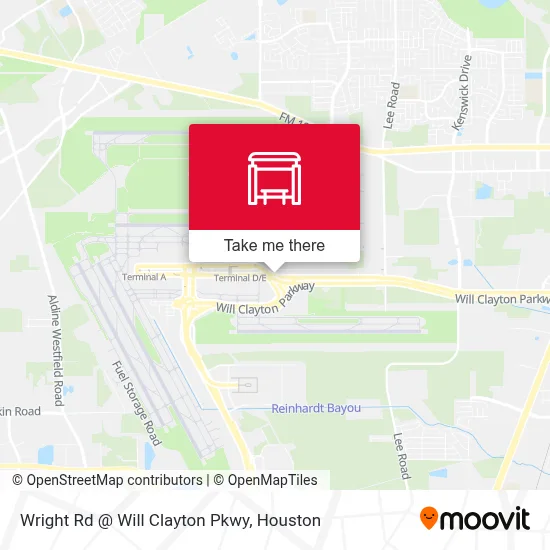 Wright Rd @ Will Clayton Pkwy map