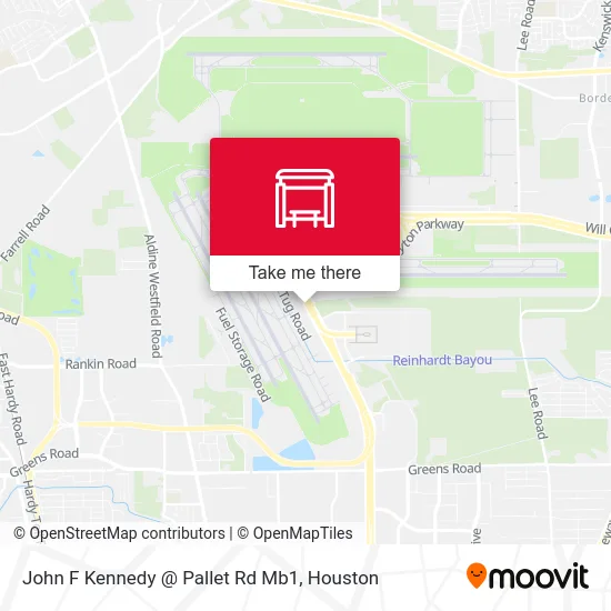 Mapa de John F Kennedy @ Pallet Rd Mb1