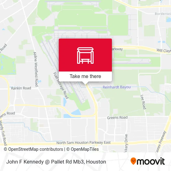 John F Kennedy @ Pallet Rd Mb3 map