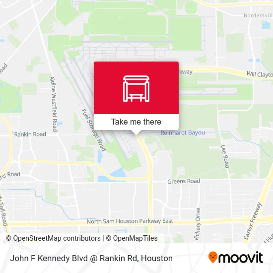 John F Kennedy Blvd @ Rankin Rd map