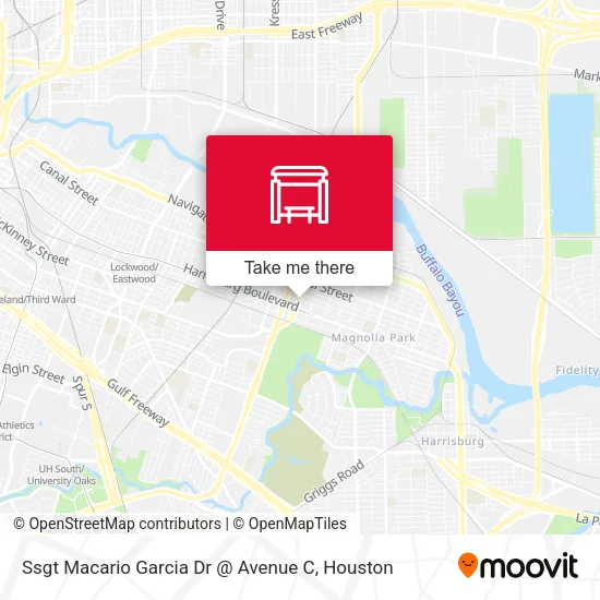 Mapa de Ssgt Macario Garcia Dr @ Avenue C