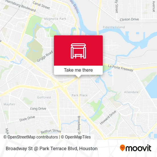 Broadway St @ Park Terrace Blvd map
