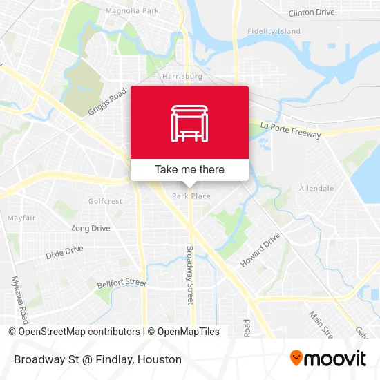 Broadway St @ Findlay map