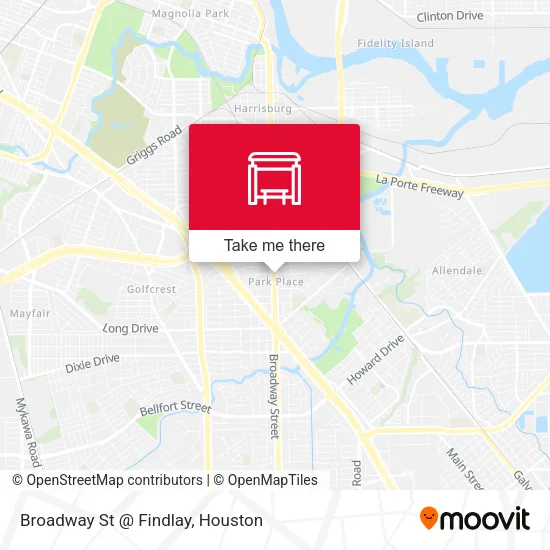 Broadway St @ Findlay map