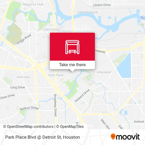 Park Place Blvd @ Detroit St map