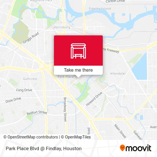 Park Place Blvd @ Findlay map