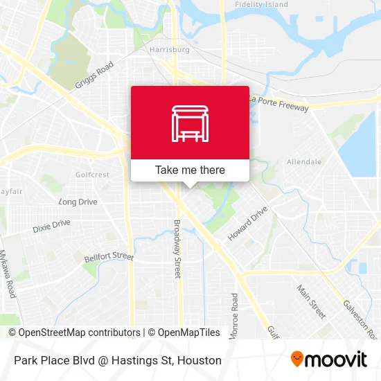 Park Place Blvd @ Hastings St map