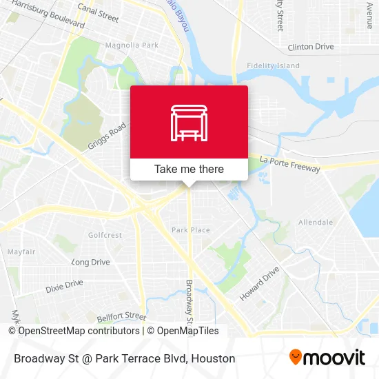 Broadway St @ Park Terrace Blvd map