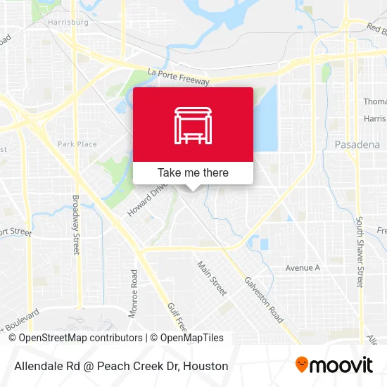 Allendale Rd @ Peach Creek Dr map