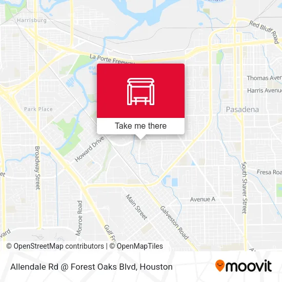 Allendale Rd @ Forest Oaks Blvd map