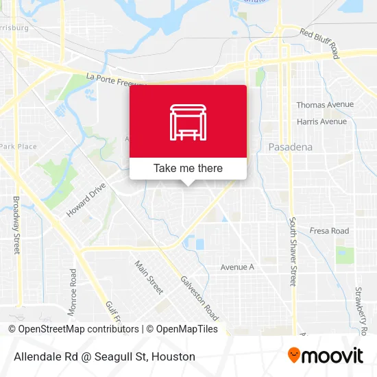 Allendale Rd @ Seagull St map