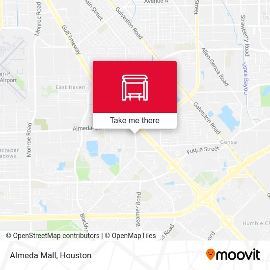 Almeda Mall map