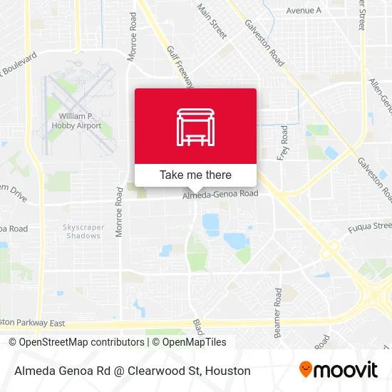 Almeda Genoa Rd @ Clearwood St map