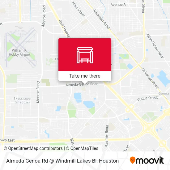 Mapa de Almeda Genoa Rd @ Windmill Lakes Bl