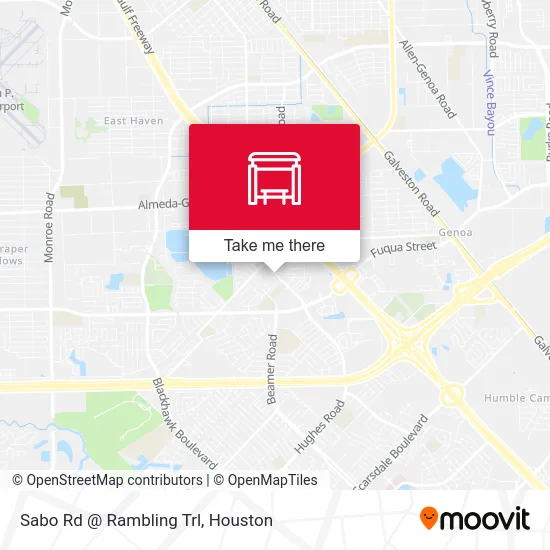 Sabo Rd @ Rambling Trl map
