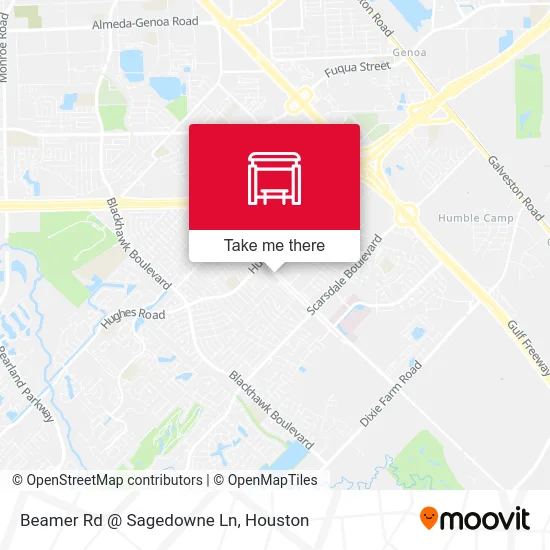 Beamer Rd @ Sagedowne Ln map