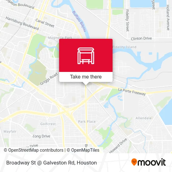 Broadway St @ Galveston Rd map