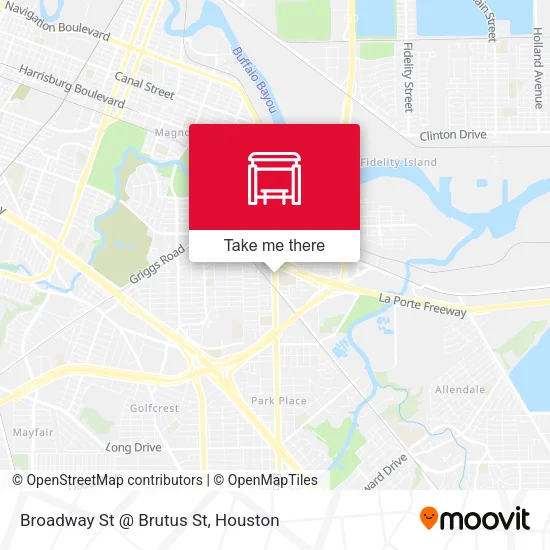 Broadway St @ Brutus St map