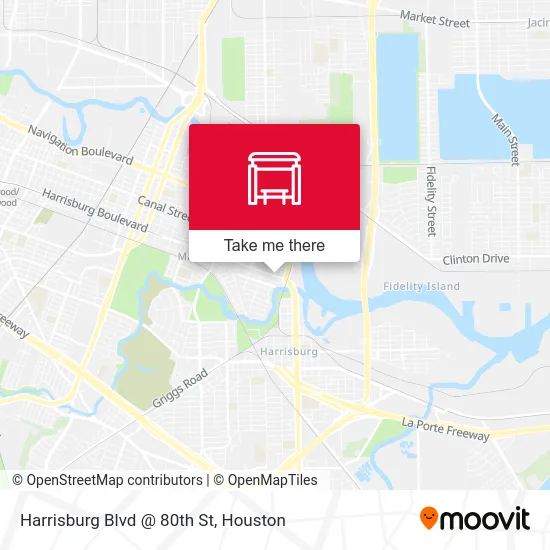 Harrisburg Blvd @ 80th St map