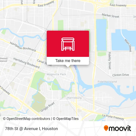 78th St @ Avenue I map